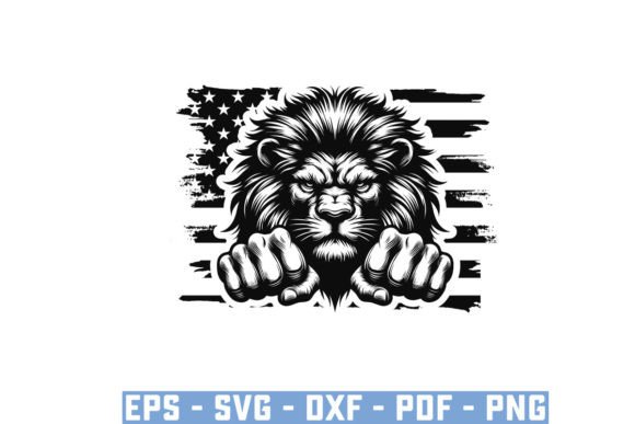 Download Funny Angre Lion Face Silhouette Files - Premium Resources