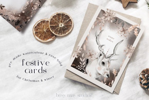 Download Christmas Festive Cards Winter Animals - Winter animal Collection