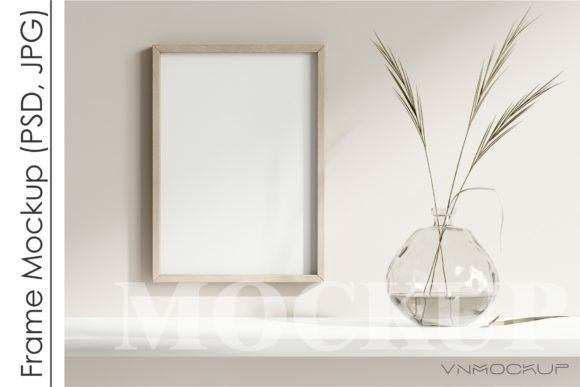 Download Frame Mockup in Minimalist Boho Interior - Boho Collection