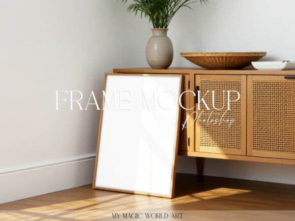Download Boho Interior Mockup Frame Poster Art - Boho Collection